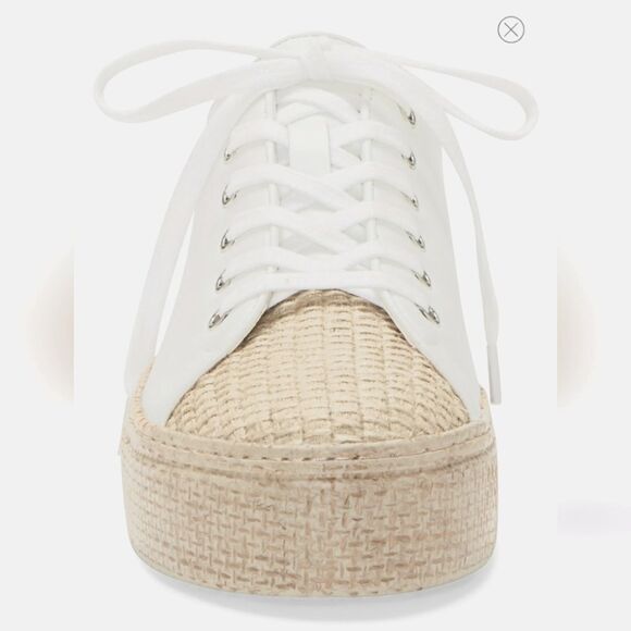 Vince Camuto Calitrie Platform Jute-Toe Sneakers Sz 8 - Picture 2 of 16